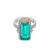 Emerald & Diamond Ring - Dracakis Jewellers
